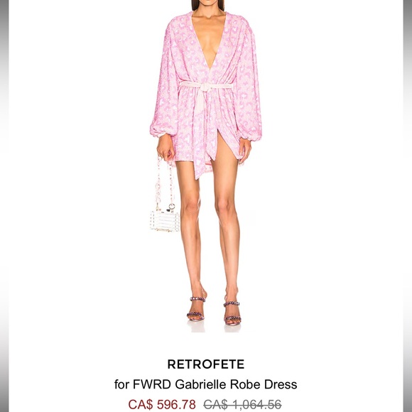 Retrofête Gabrielle Wrap Dress - Picture 7 of 8